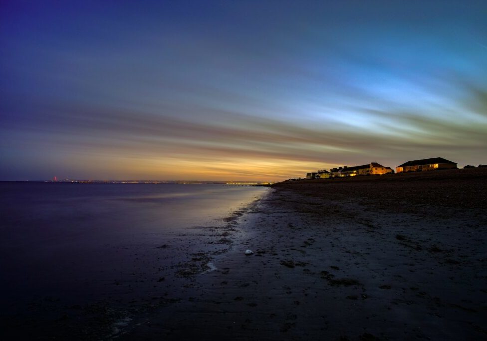 dark beach